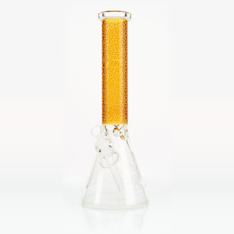 Mob Etched BK Pyramid Beaker Water Pipe