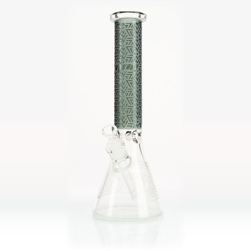 Mob Etched BK Pyramid Beaker Water Pipe