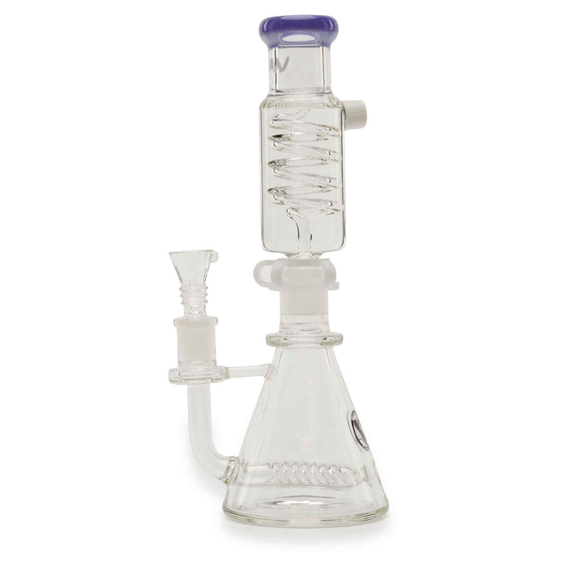 MAV Glass Mini Inline Freezable Coil Beaker Water Pipe