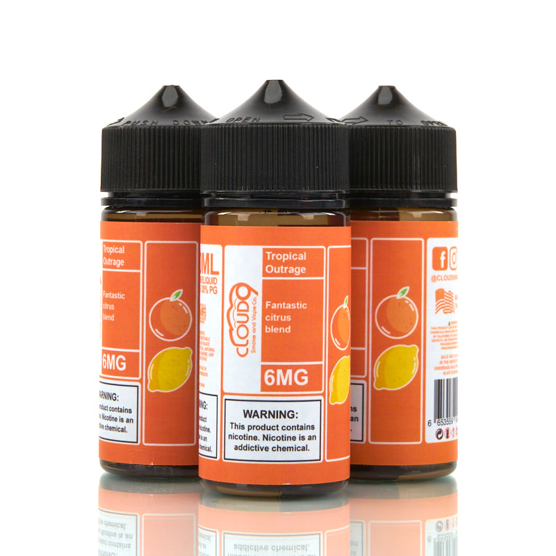 Cloud 9 Vape Juice or Salt Nic (3mg*6mg/100ml, 25mg*50mg/30ml)