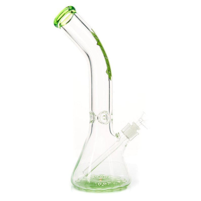MOB Glass Bent Neck Beaker Water Pipe