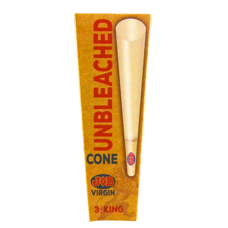 Job Virgin Unbleached Cones King Size - 3 Pack