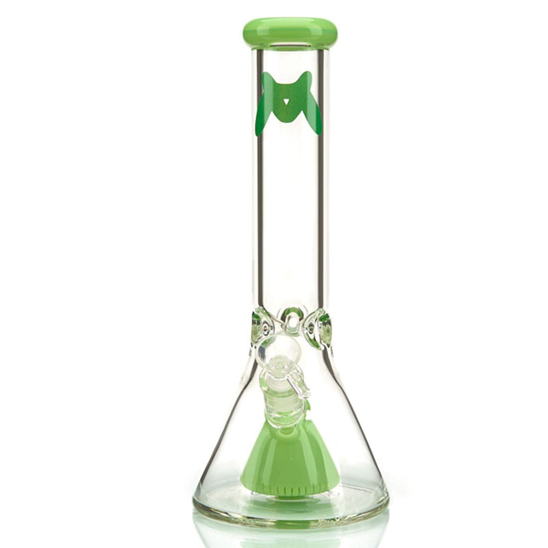 MAV Glass 12" x 7mm Slitted Pyramid Beaker Water Pipe