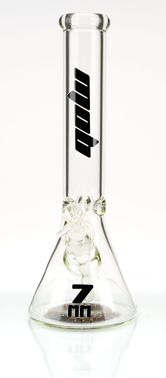 Mob Glass BK 7mm Straight Water Pipe