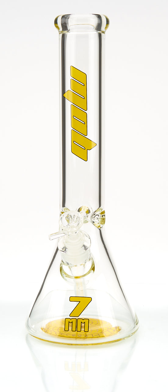 Mob Glass BK 7mm Straight Water Pipe