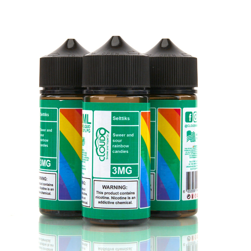 Cloud 9 Vape Juice or Salt Nic (3mg*6mg/100ml, 25mg*50mg/30ml)