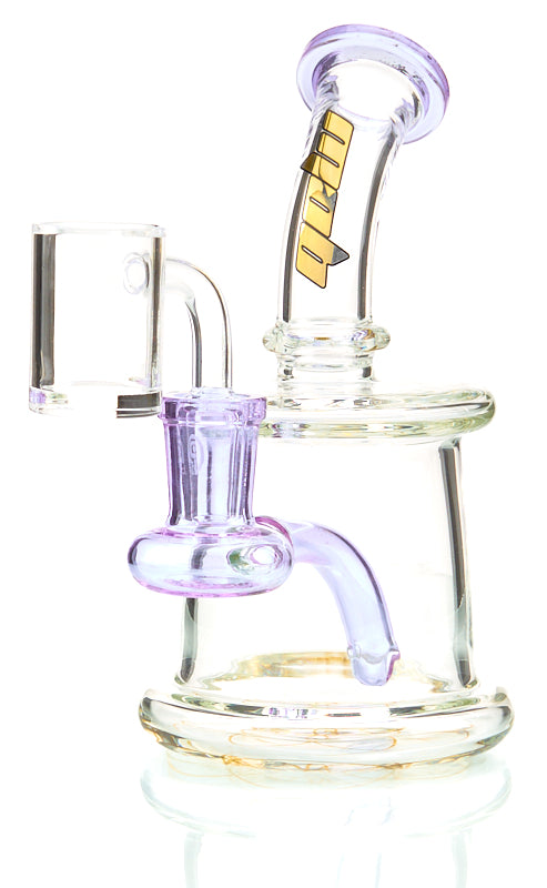 MOB Glass 2 Hole Banger Hanger Dab Rig