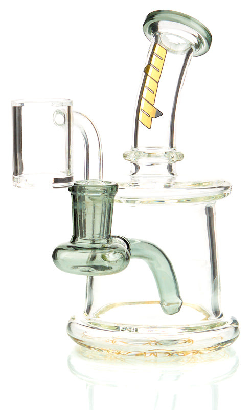 MOB Glass 2 Hole Banger Hanger Dab Rig
