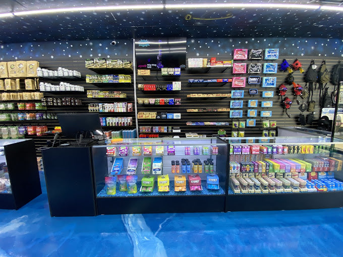 Inside store vape smoke shop