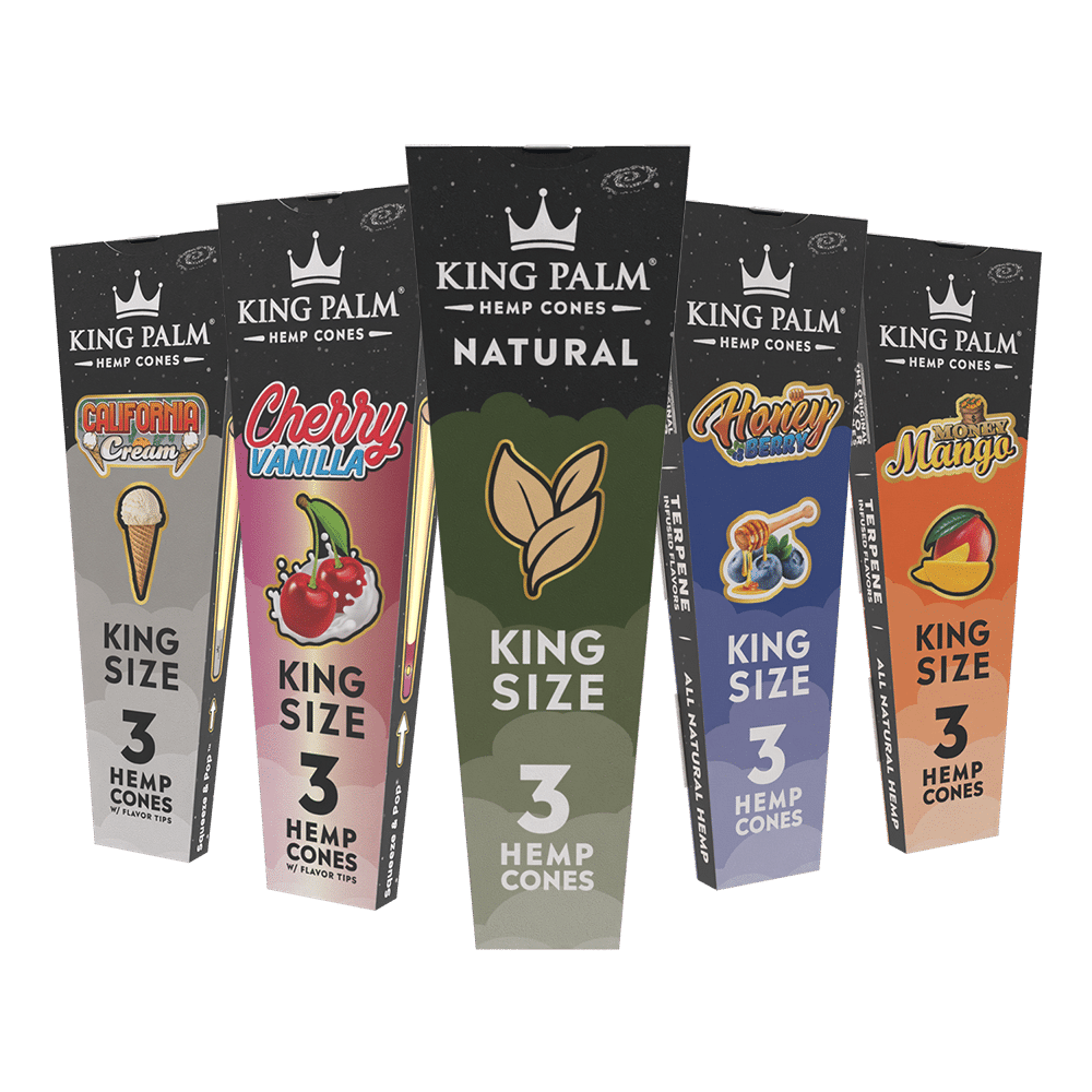 King Palm Cones Hemp King Size 3pk
