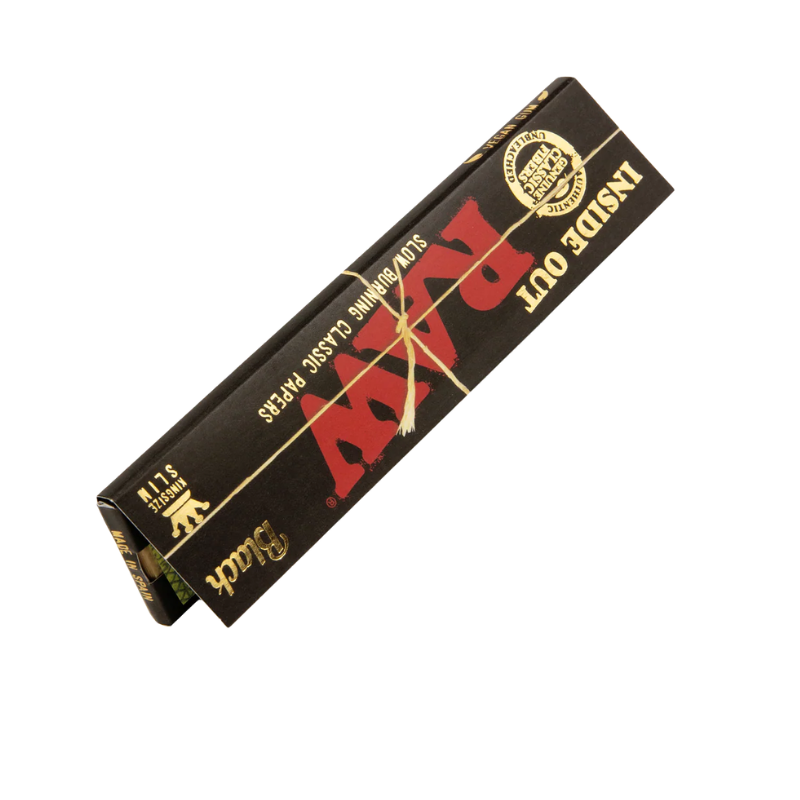 RAW Papers Black Classic King Sz Slim Inside Out