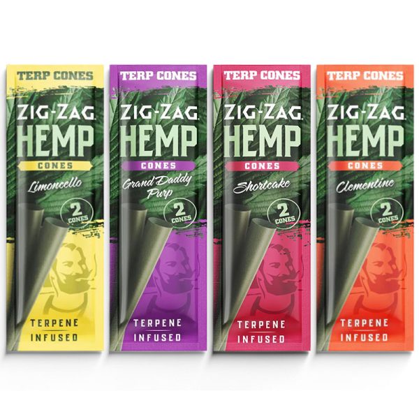 Zig Zag Terpene Infused Hemp Cones
