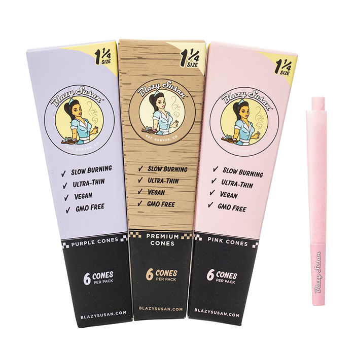 Blazy Susan Cones 1 1/4 6pk