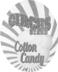 circus cotton candy logo