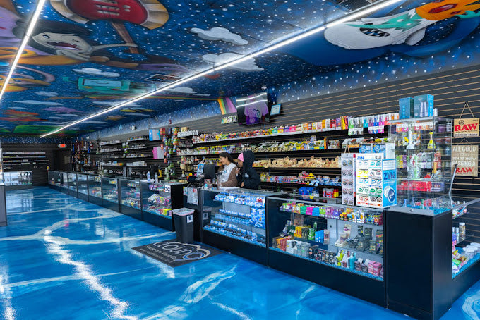 cloud 9 morrow smoke shop inside