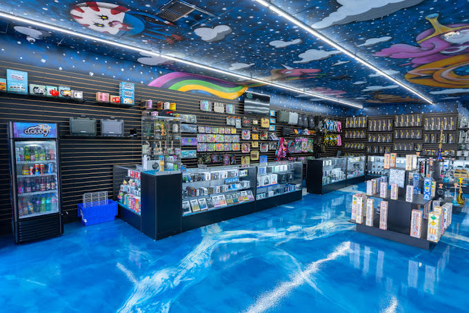 inside store vape shop