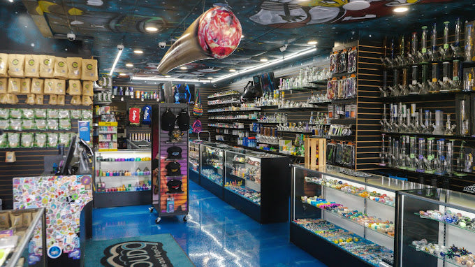 inside vape smoke shop