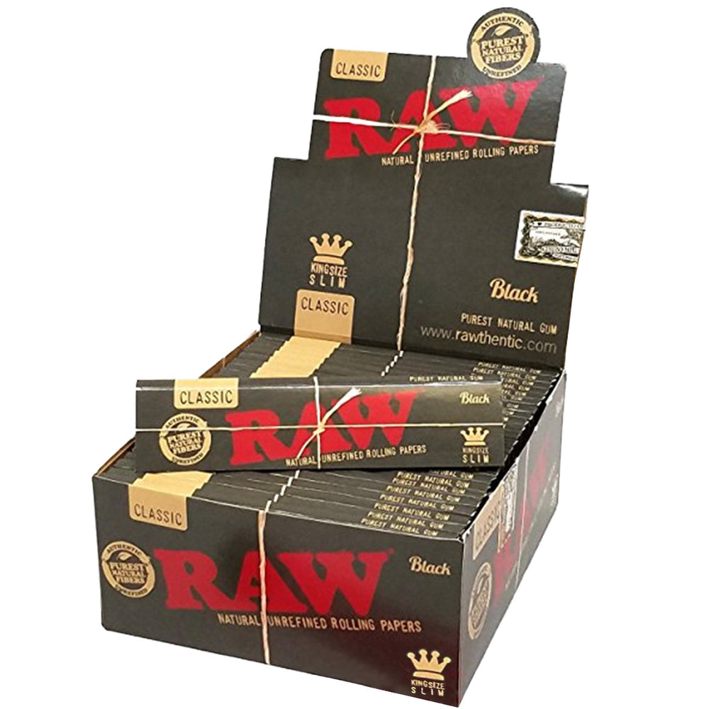 RAW Paper Black Series King Slim