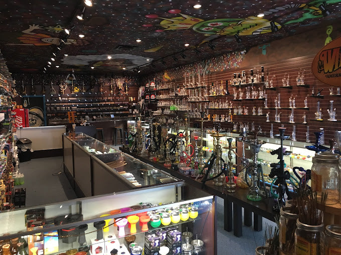 inside vape smoke shop
