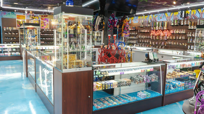 inside vape smoke shop