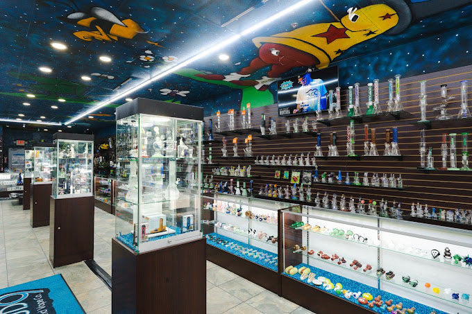 inside vape smoke shop