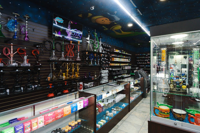 inside vape smoke shop