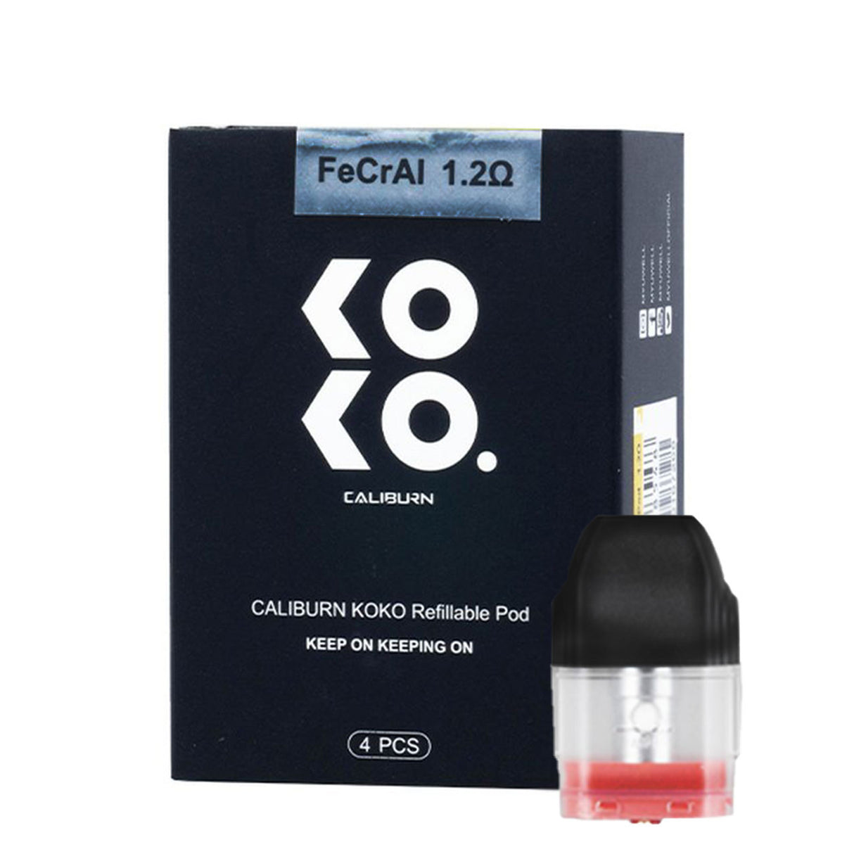 Uwell Caliburn KOKO refillable replacement pod 1.2ohm