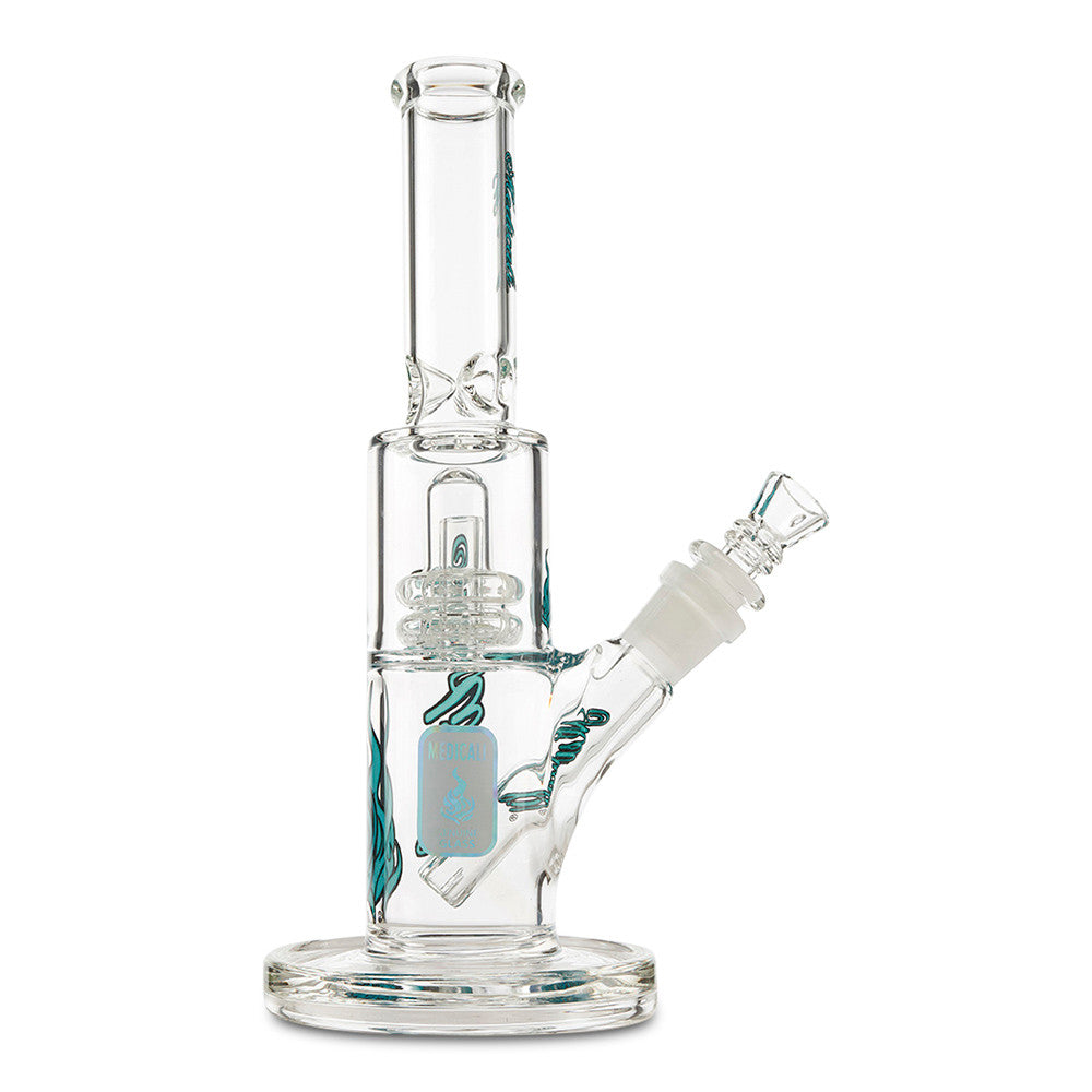 Medicali 10" Showerhead Straight water pipe for dry herb