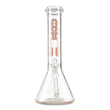 trippy peace sign bong water pipe with 14mm glass bowl for herbs