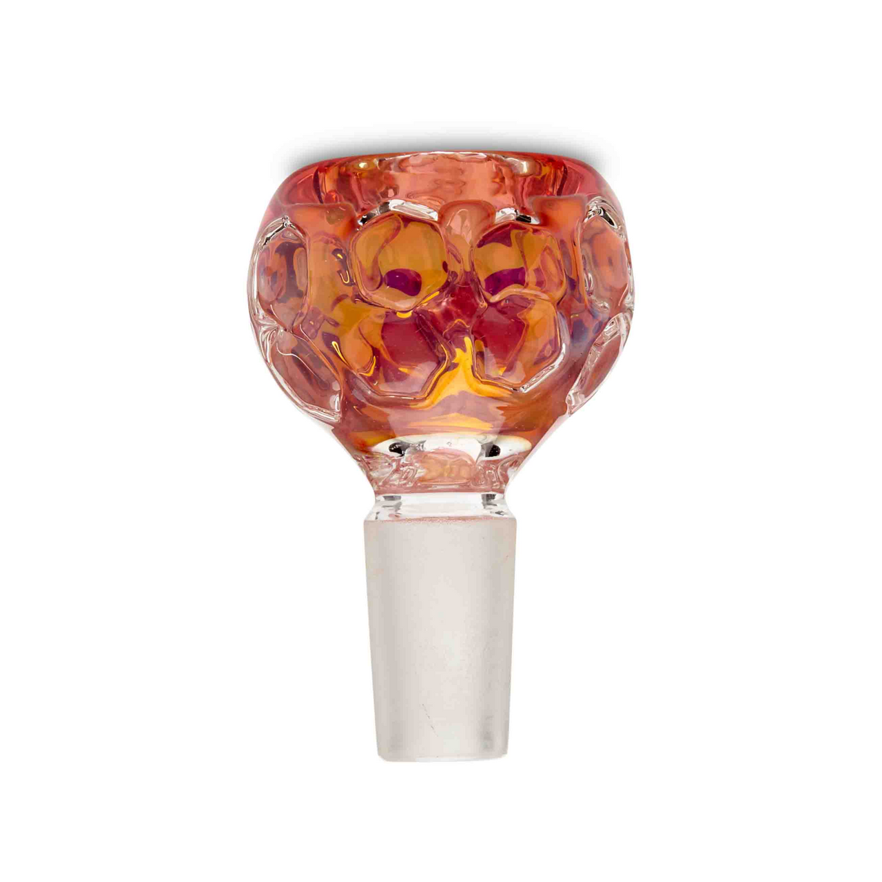 Lava Flow 14mm glass slide male joint side view