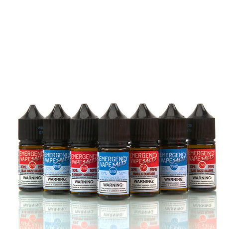 Emergency Vape Stash Salt Nicotine Vape ejuice bottle group shot 3