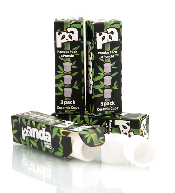 Panda Punch PRO Portable Dab Rig Replacement Ceramic Cups