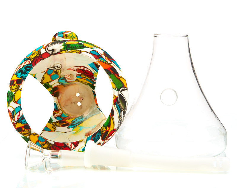 Paradise Silicone Glass Art Beaker 5