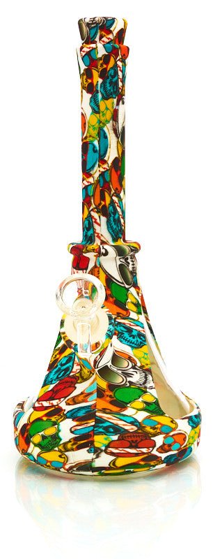 Paradise Silicone Glass Art Beaker 4