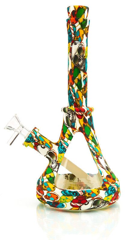 Paradise Silicone Glass Art Beaker 3