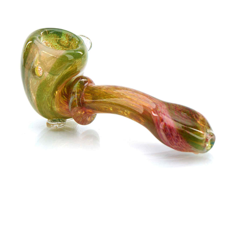 $25 Hand Pipe Green and Red Sherlock