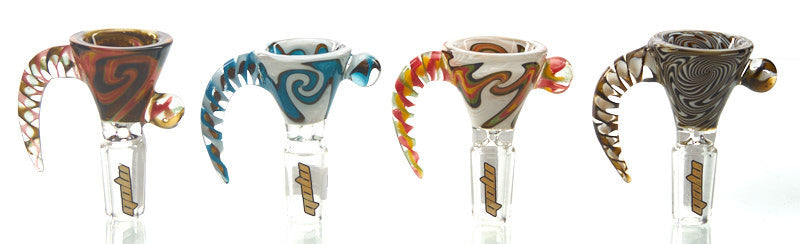 MOB Wig Wag Marble Slide with Horn 14mm 1