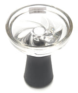 Glass Vortex Hookah Bowl with Lip