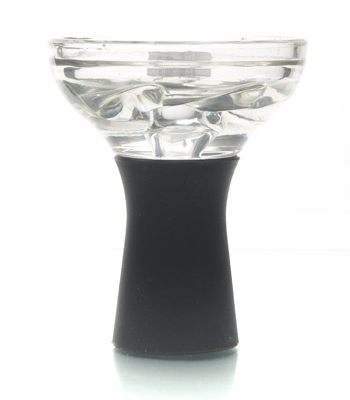 Glass Vortex Hookah Bowl with Lip