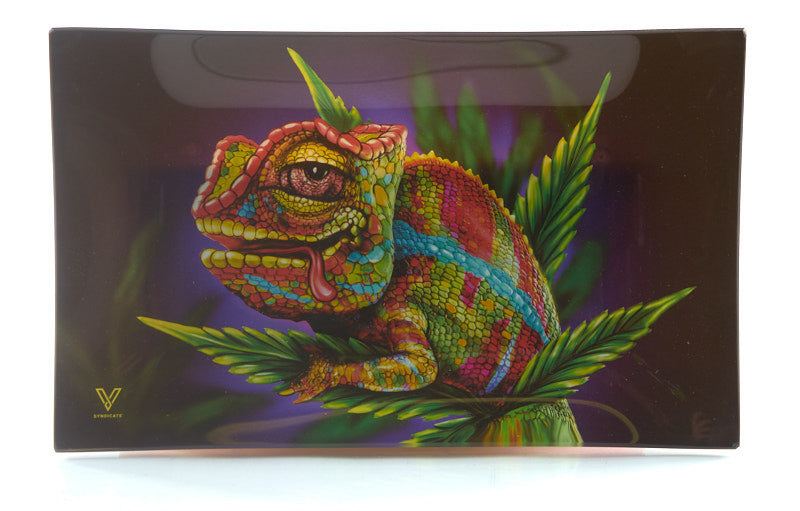 V Syndicate Glass Rolling Tray 3