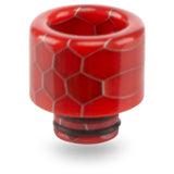 red 510 drip tip honeycomb style
