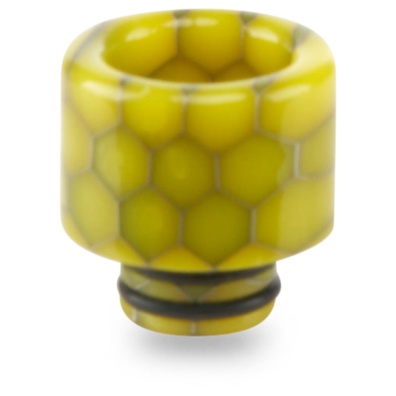 yellow 510 drip tip honeycomb style