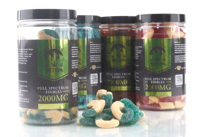 Blue Razz Rings 2000mg