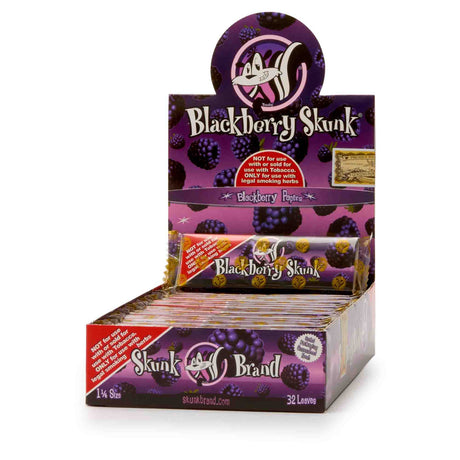 Delicious flavored rolling blunt papers by Skunk Brand - Delightful Blackberry
