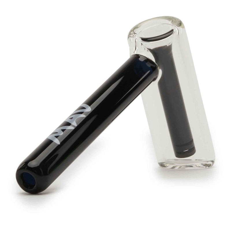 MAV Glass Scientific Bubbler Black Side Stem View
