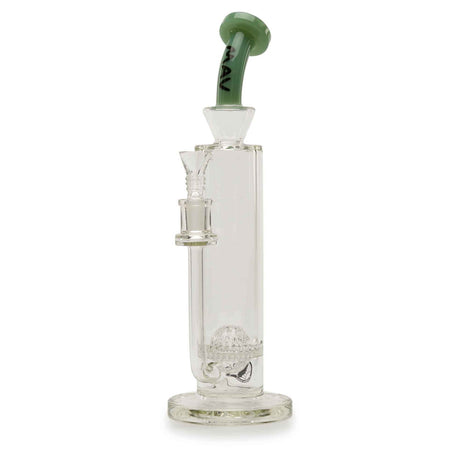 MAV Glass Eureka Honeyball Concentrate Rig with colored neck and flared lip. Comes in a variety of eye-popping colors.