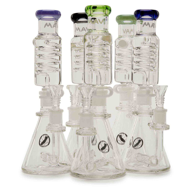 MAV Glass Mini Inline Coil Beaker Assorted