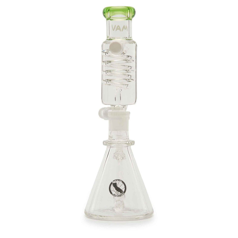 MAV Glass Mini Inline Coil Beaker Ooze Back Side View