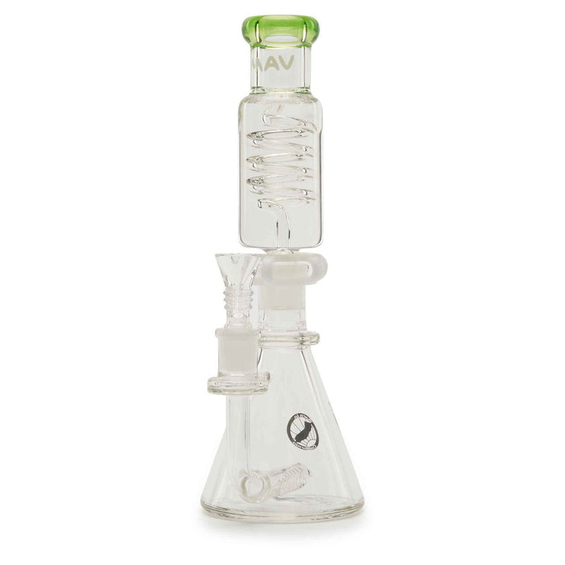 MAV Glass Mini Inline Coil Beaker Ooze 3/4 Profile View