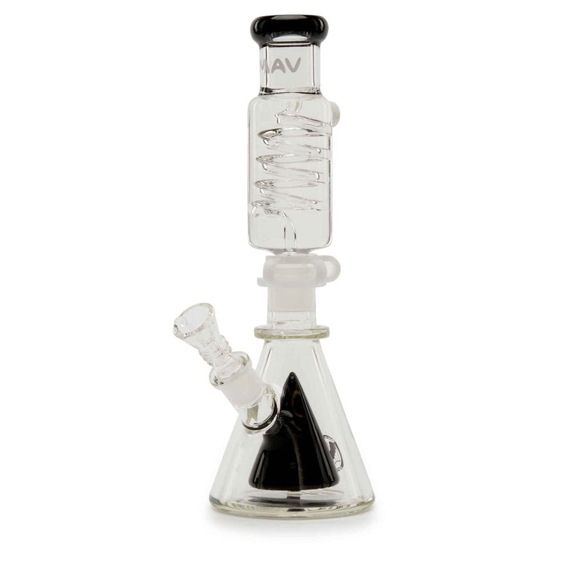 MAV Glass Mini Pyramid Coil Beaker Black